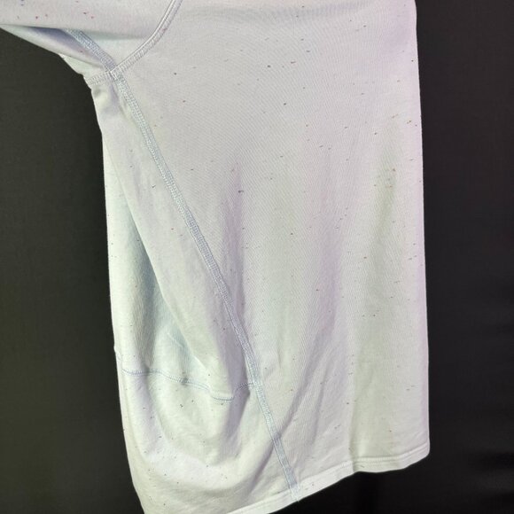 Lululemon Size 8? Back in Action Speckled Blue Long Sleeve Tee - Picture 8 of 11